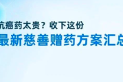 25年4月最新慈善赠药信息，癌症患者申请慈善赠药的途径与条件