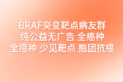 BRAF突变靶点病友群 全癌种精准抗癌互助