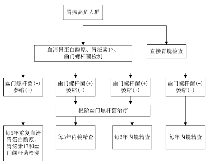 早期胃癌筛查流程