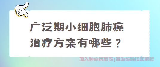 小细胞肺癌广泛期治疗方案