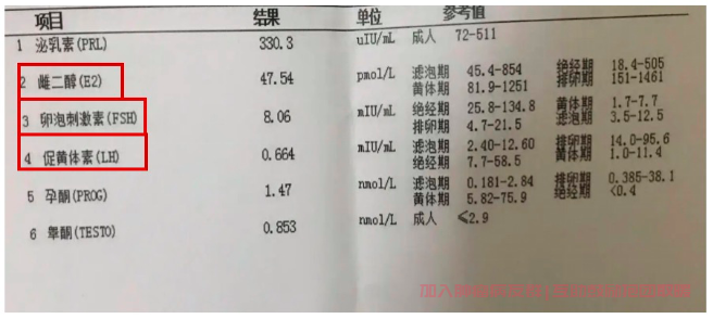  激素水平