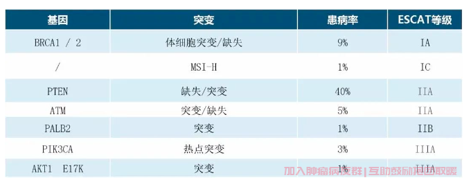 前列腺癌检查哪些基因突变