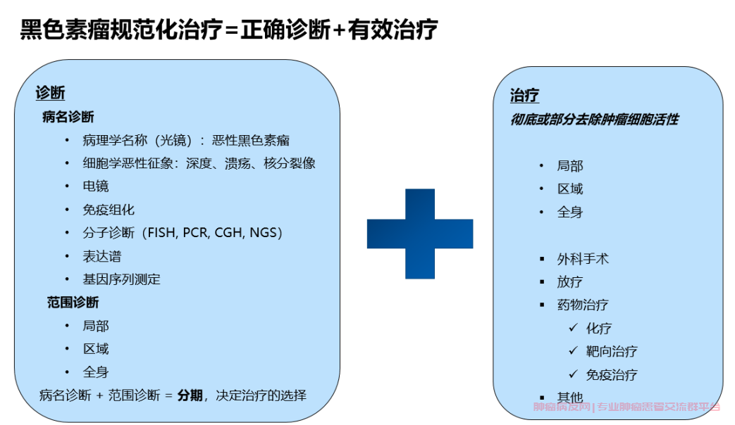 黑色素瘤规范治疗