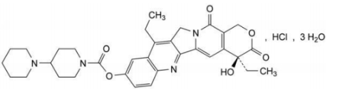 盐酸伊立替康脂质体注射液化学结构