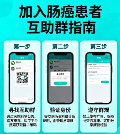 加入肠癌患者互助群的指南：共同面对疾病，为生命添彩
