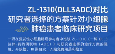 ZL-1310(DLL3ADC)对比研究者选择方案：小细胞肺癌患者的新希望