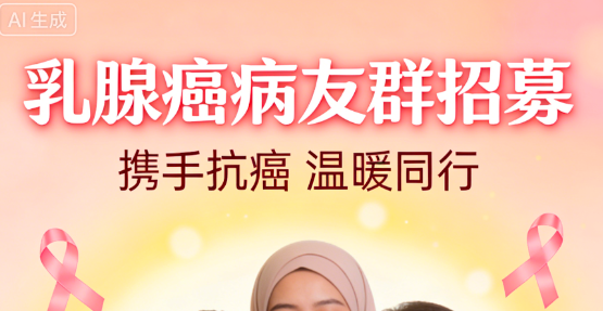 乳腺癌病友群招募｜纯公益抗癌交流，治疗经验共享，抱团抗癌不孤单