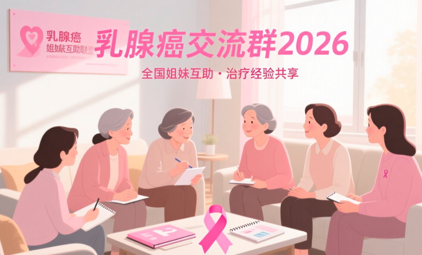 乳腺癌交流群2026｜全国姐妹互助联盟，靶向/内分泌/术后康复经验共享