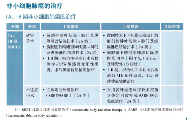 非小细胞肺癌的治疗